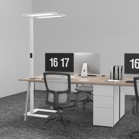 Podwójna lampa stojąca GLOW D24 Pro Auto Biała