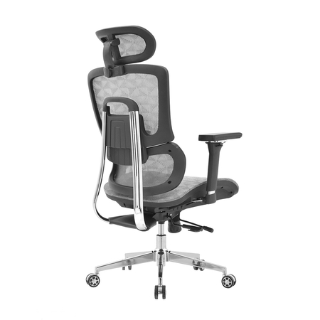 Regulowany Fotel do biurka obrotowy 4D MIRA Szary