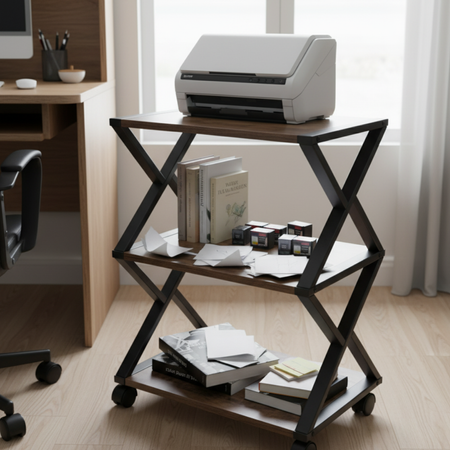 Podstawka pod drukarkę Stojak na biurko Spacetronik SPC114BR