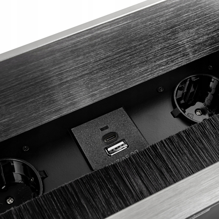 Spacetronik SPS-B24S V2 Arbeitsplattensteckdose Öffnung