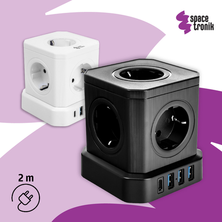 Zestaw Listwa zasilania 13AC 3USB 1USB-C SPS-CS01W