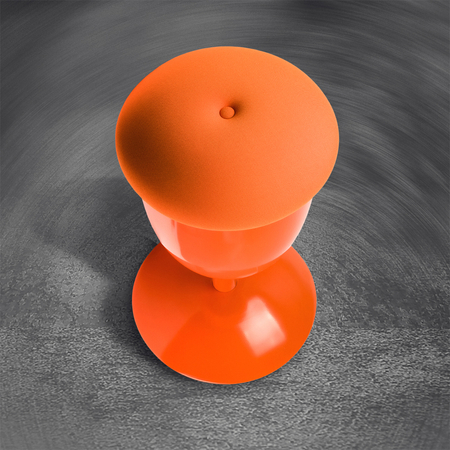 Nussiger ergonomischer Kinderhocker orange