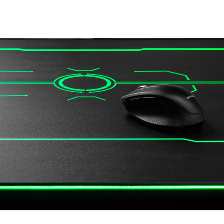 Zestaw gamingowy RGB: biurko elektryczne z regulacją + krzesło DORIS 11 136x66