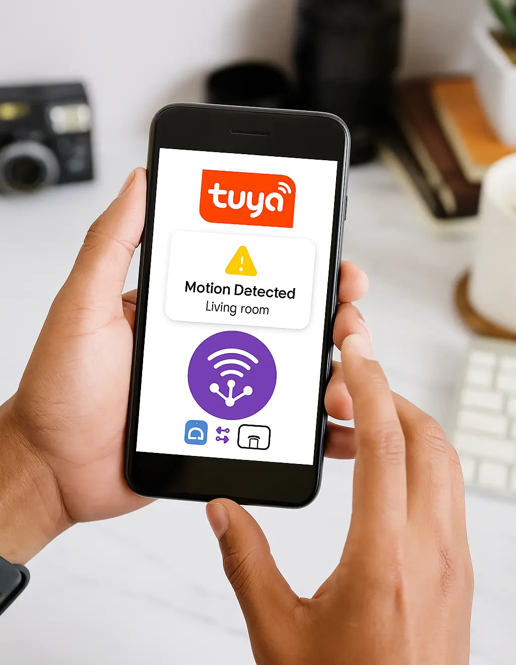 czujnik ZigBee Tuya z powiadomieniem