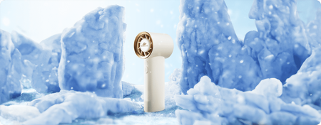 Wentylator ręczny z regulacją mocy Airpuff 1 biały