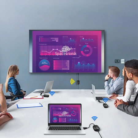 Zestaw 100" PRS-F04 + SPA-P02B + SPH-W32 + klawiatura/mysz