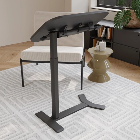 Zestaw wypoczynkowy fotel elektryczny Spacetronik Flax 04M + stolik regulowany