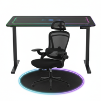 Zestaw gamingowy RGB biurko elektryczne 120x60 krzesło DORIS 11