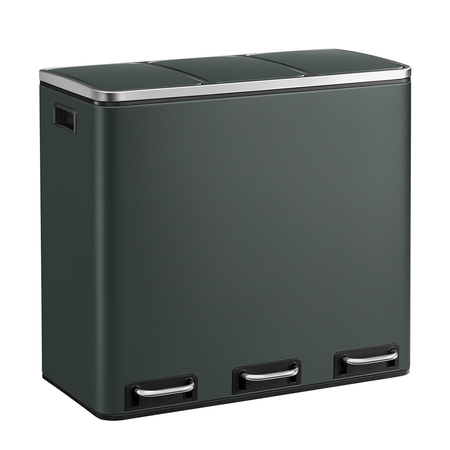 Funky Trash Can Gray Black Spacetronik Potrójny