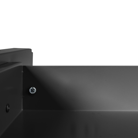 Szuflada podbiurkowa stalowa czarna Spacetronik