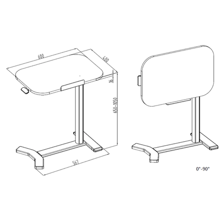 Zestaw relaksacyjny: fotel elektryczny FLAX + stolik BUDDY