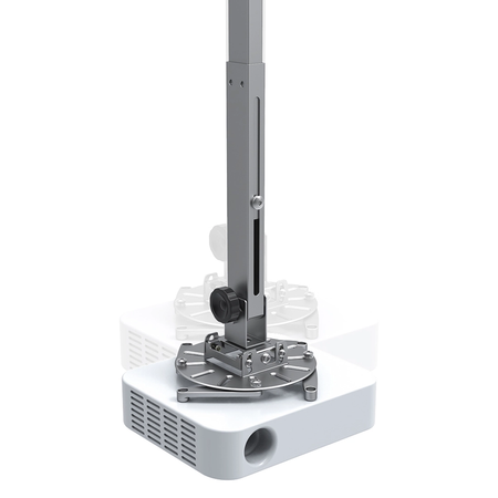 Zestaw ekran reczny 4K HD z uchwytem sufitowym do projektora