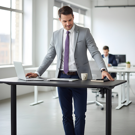 Spacetronik Moris 121BB 120x60 elektrischer Schreibtisch