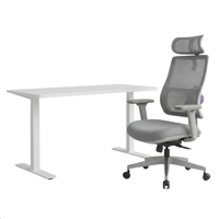 Zestaw regulowany biurko elektryczne SPE-O111 120×60 + krzesło LUMBO 11