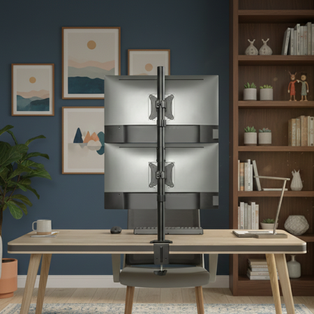 Zestaw ergonomiczny uchwyt monitor laptop lampa Glow adapter