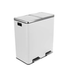 Funky Trash Can White Black Spacetronik Podwójny