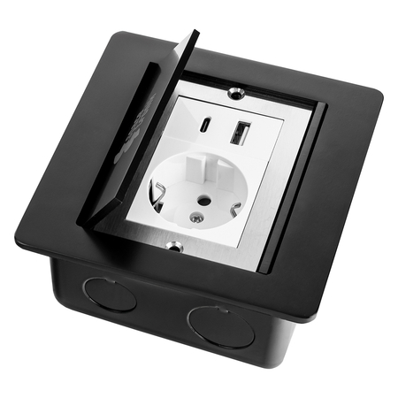 Gniazdo podłogowe puszka Spacetronik SPS-W13B_V1