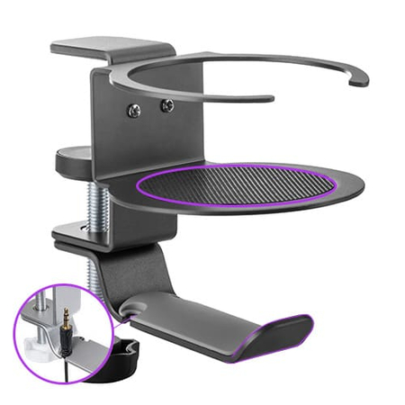 Uchwyt słuchawek i kubka Spacetronik SPB-020B