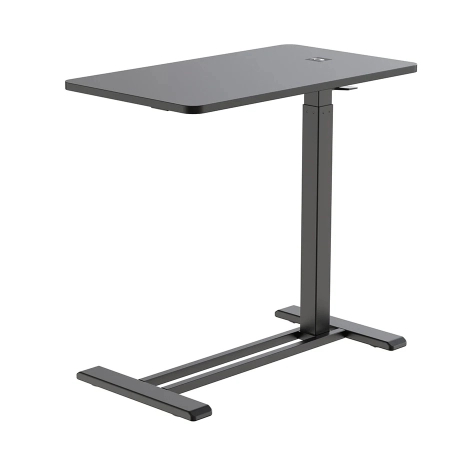 Zestaw wypoczynkowy fotel Spacetronik Flax 04M niebieski + stolik regulowany BUDDY