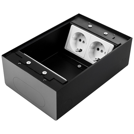 Gniazdo podłogowe otwierane Spacetronik SPS-W24B_S3