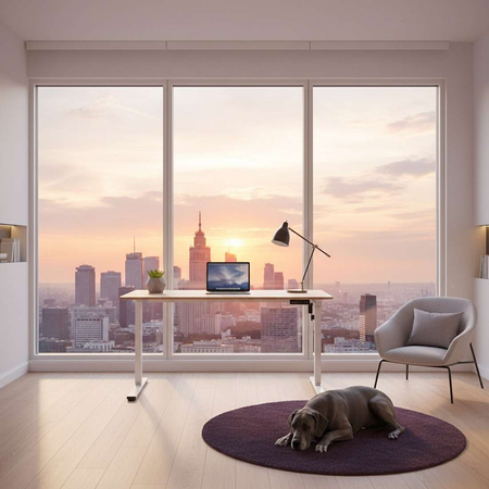 Elektryczne biurko Moris SPE-O112WL 160×80 cm