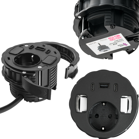 Gniazdo blatowe Spacetronik SPSRB41BB