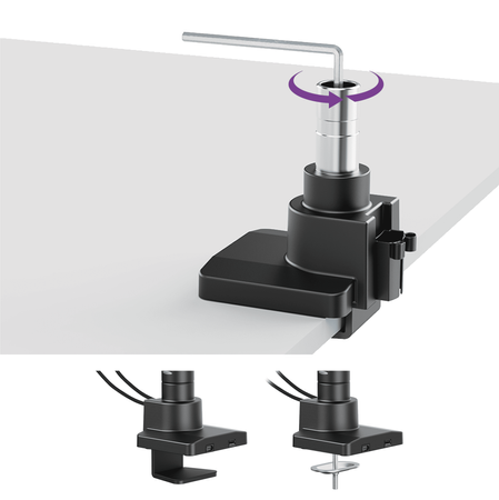 Uchwyt na ciężki monitor Spacetronik SPA-D110B