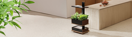 Stojak podłogowy pod doniczkę SPGC22BB