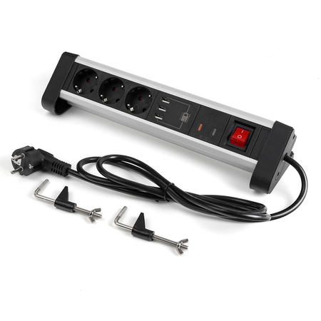 Spacetronik SPS-T38BS Aufputzdose