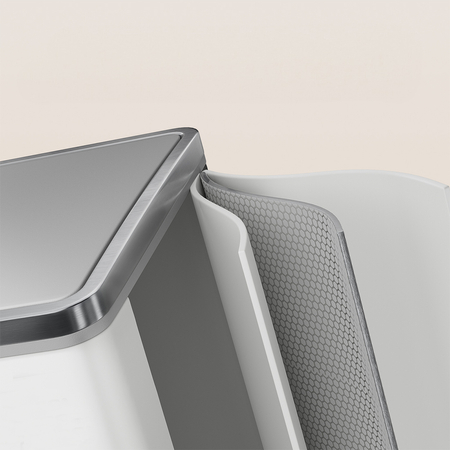 Funky Trash Can White Black Spacetronik Podwójny