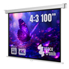 Ekran projekcyjny zwijany ręcznie 100" 4:3 biały