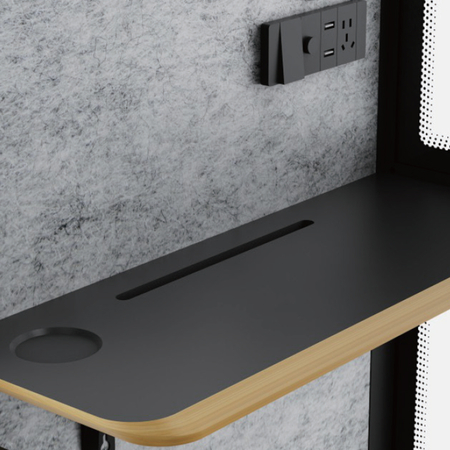 Mobilna kabina akustyczna Spacetronik SPE-POD02BW