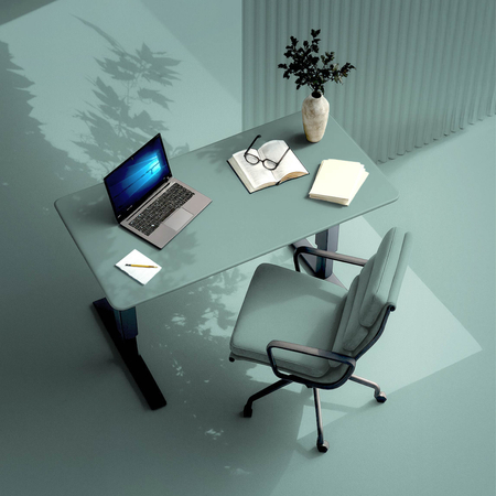 Blat MDF malowany proszkowo160x80x2.5 Pine Green