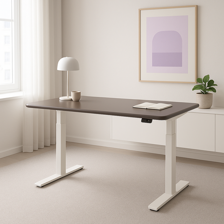 Blat MDF malowany proszkowo 120x60x2.5 Iron Grey