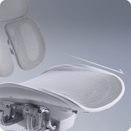 Fotel biurowy obrotowy Springle 66 Szary