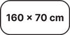 160x70 Zaokrąglony