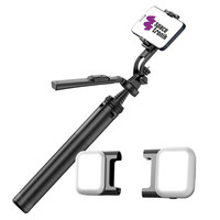 Set: Selfie Stick Spacetronik + 2x LED Licht