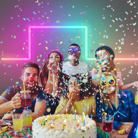 Lampa modułowa naścienna LED RGB WIFI Tuya 6x 40cm