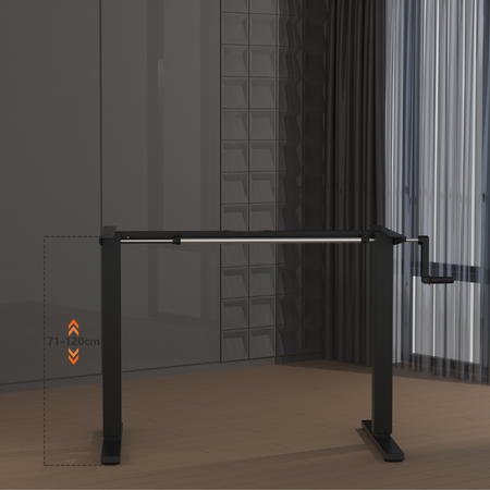 Stelaż Biurkowy Regulowany Manualnie SPE115MB z regulacją wysokości