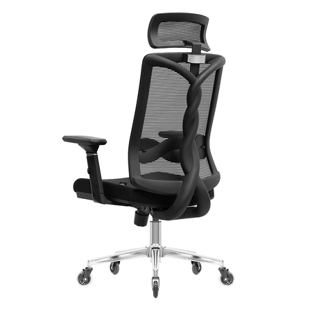 Zestaw ergonomiczny biurko elektryczne SPE F121 krzesło Spiro lampa Glow D8