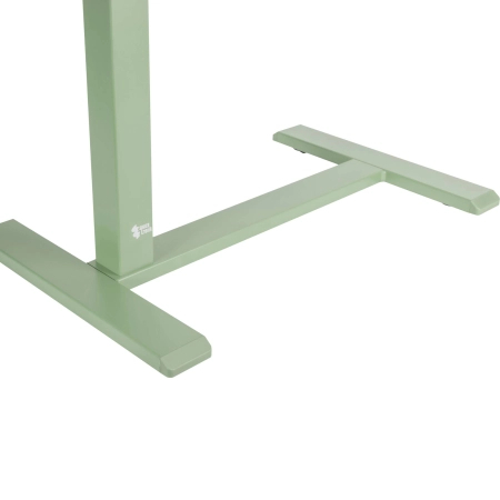 Zestaw wypoczynkowy fotel elektryczny Spacetronik Flax 04M zielony + stolik regulowany