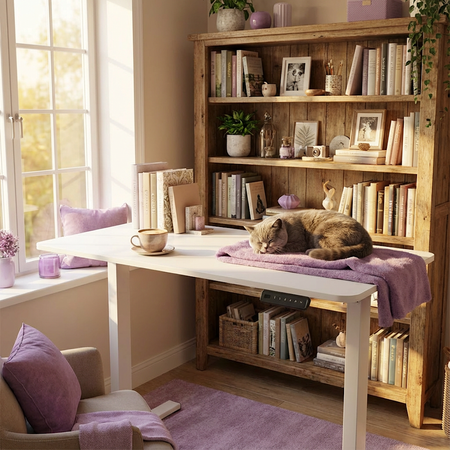 Biurko elektryczne 120x60 SPEO125WW białe