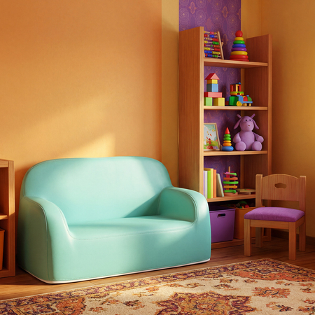 Sofa dziecięca Spacetronik XD SPC-XD24A Niebieska