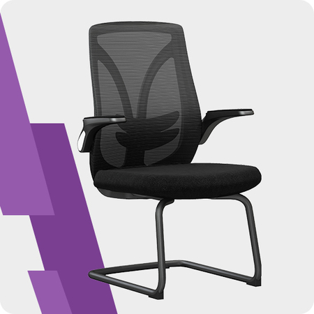 Satz von vier Bürostühlen SPC-ARIAN-30