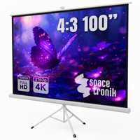 Ekran Projekcyjny ze Statywem 100" 4:3 Spacetronik