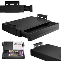 Szuflada pod biurko Spacetronik SPB143 Czarna