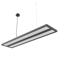 Lampa sufitowa wisząca LED GLOW D24 Pro Czarna