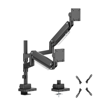 Uchwyt na dwa monitory Spacetronik SPAH222