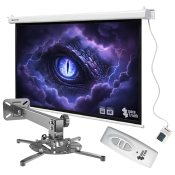 Zestaw ekran elektryczny 4K HD PVC EASY VIEW uchwyt SPA P02B