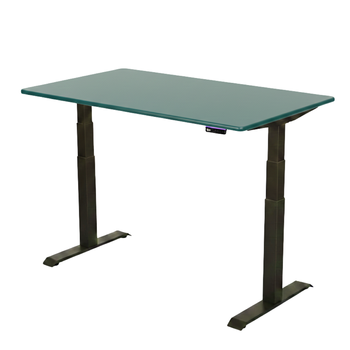 Stelaż elektryczny Spacetronik SPE-222OB + blat MDF premium zielony